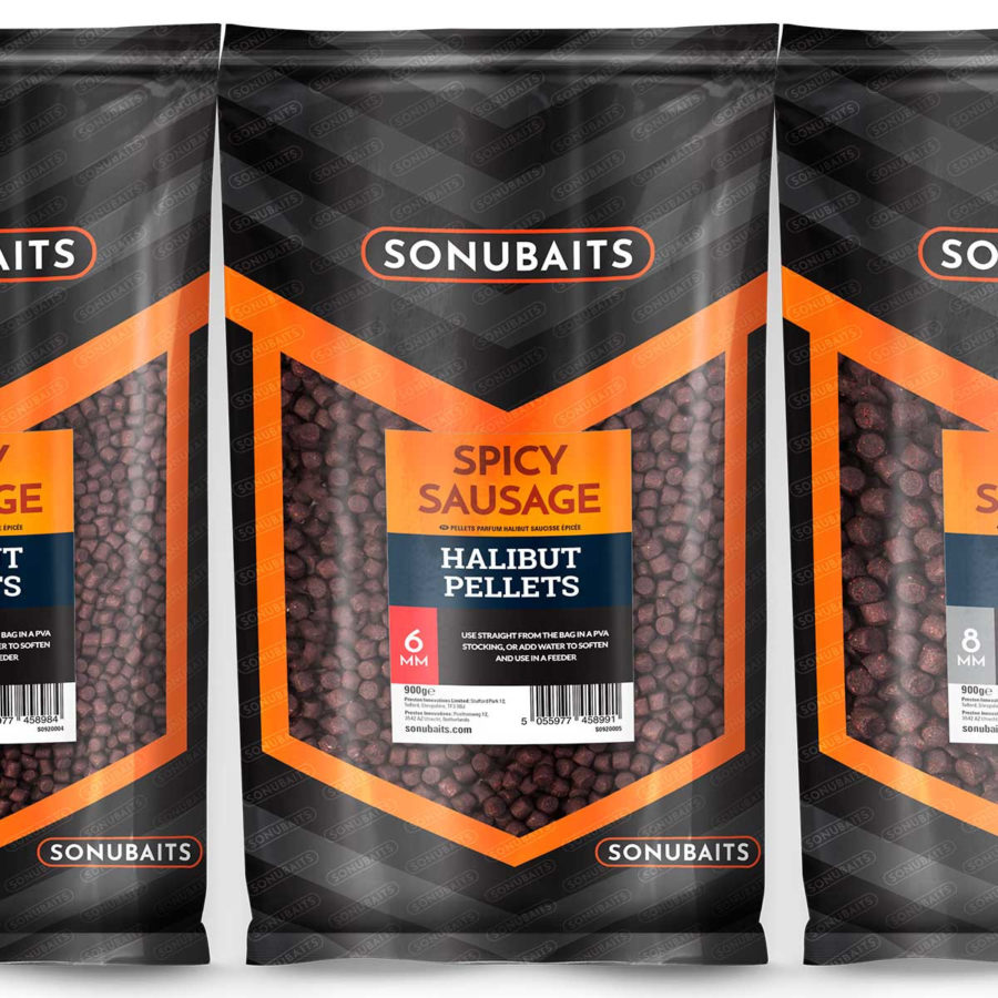 Sonu Baits Spicy Sausage Halibut Pellets - Image 2