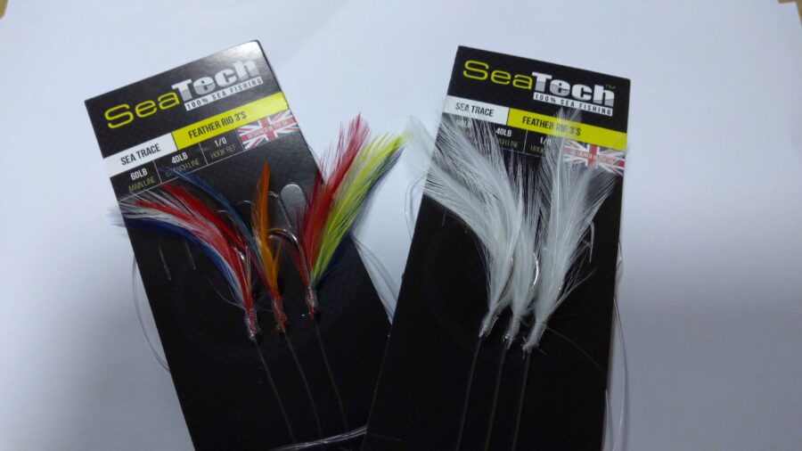 SeaTech 3 Hook Feathers Sea Trace 1/0