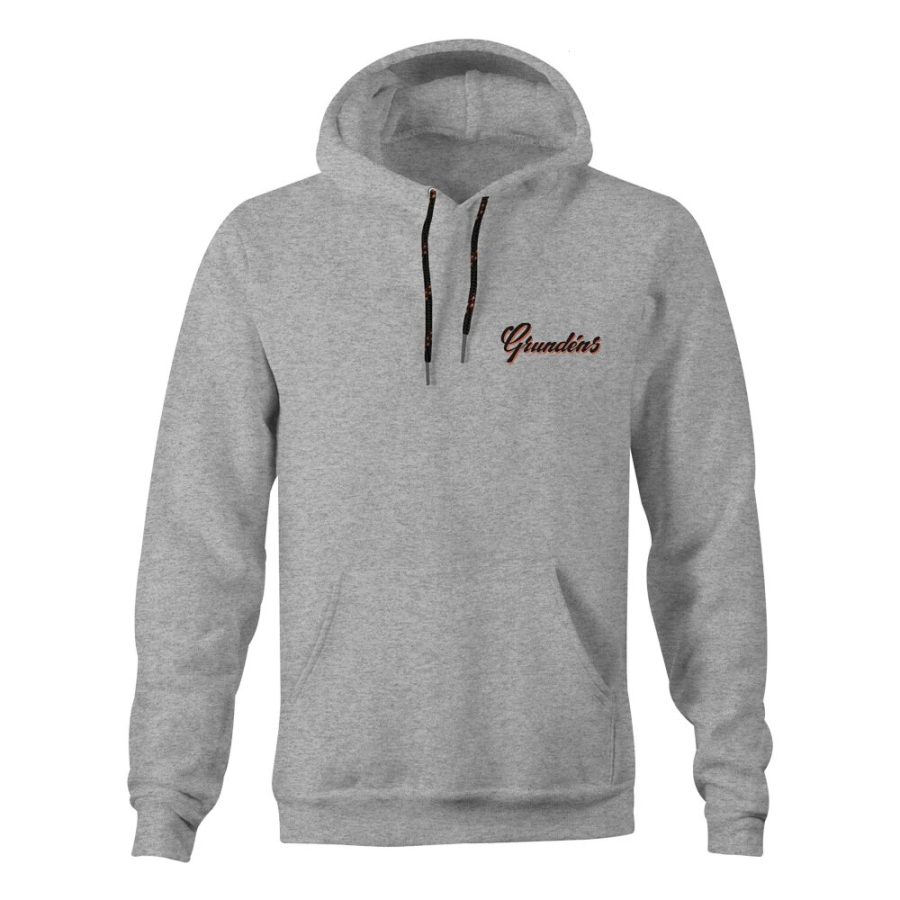 Grundens Displacement DWR Hoodie Athletic Heather