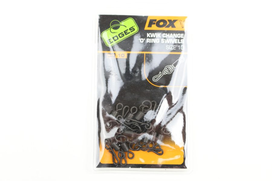 Fox Edges Kwik Change 'O' Ring Swivels Size 10