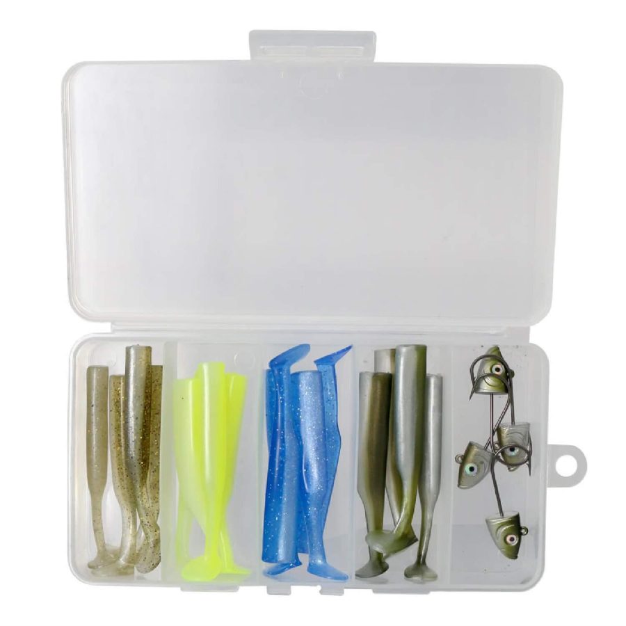 AXIA Mighty Minnow Kit 28g - 4 heads, 16 bodies - Mixed