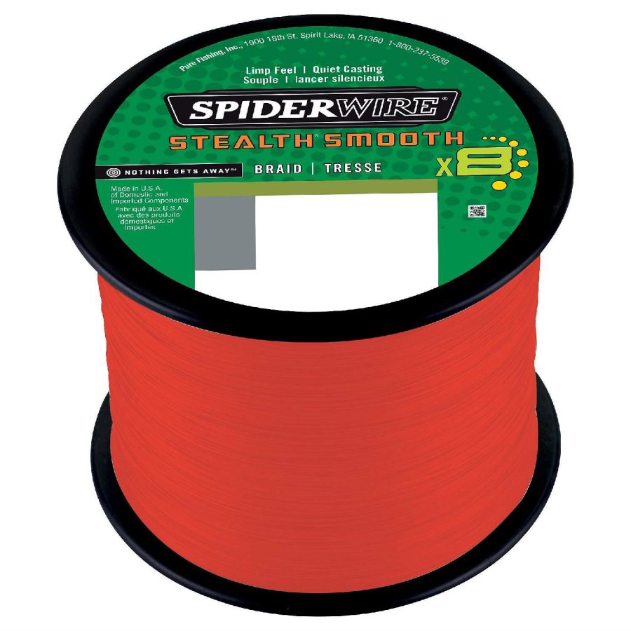 SpiderWire Stealth Smooth8 Braid Red 2000m