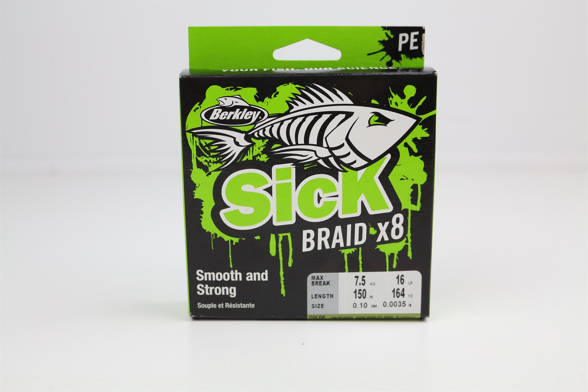 Berkley Sick Braid X8 - Braided lines - FISHING-MART