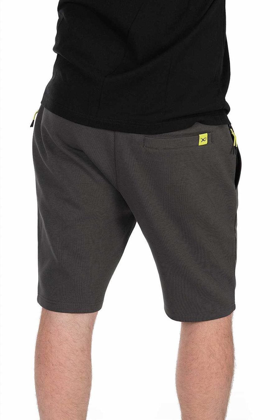 Matrix Jogger Shorts Grey/Lime (Black Edition) - Image 4