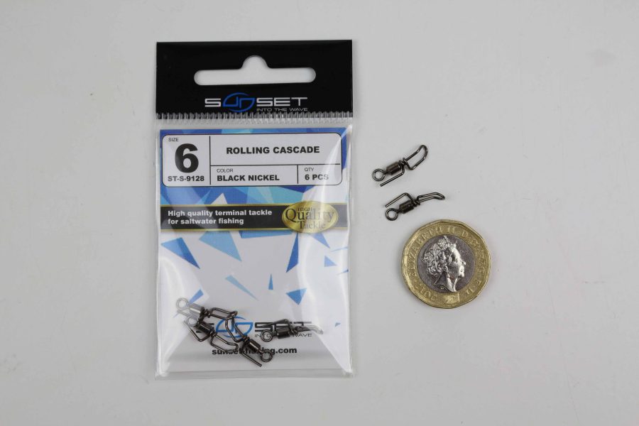 Sunset Rolling Cascade Swivels - Size 6