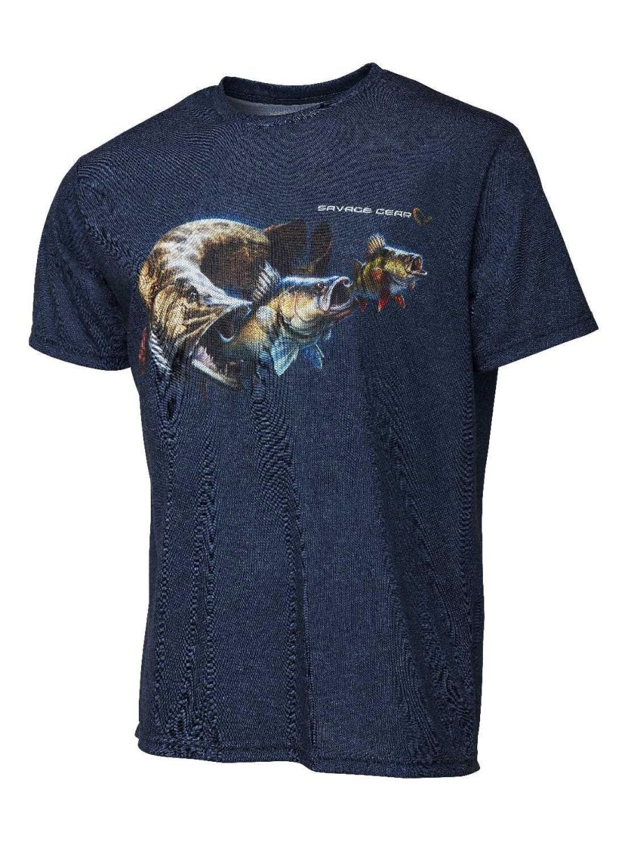 Savage Gear Cannibal Tee - Blue