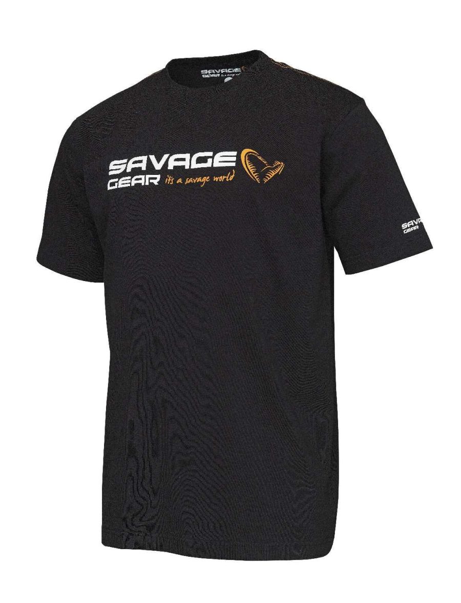 Savage Gear Signature Logo T-Shirt - Black Ink