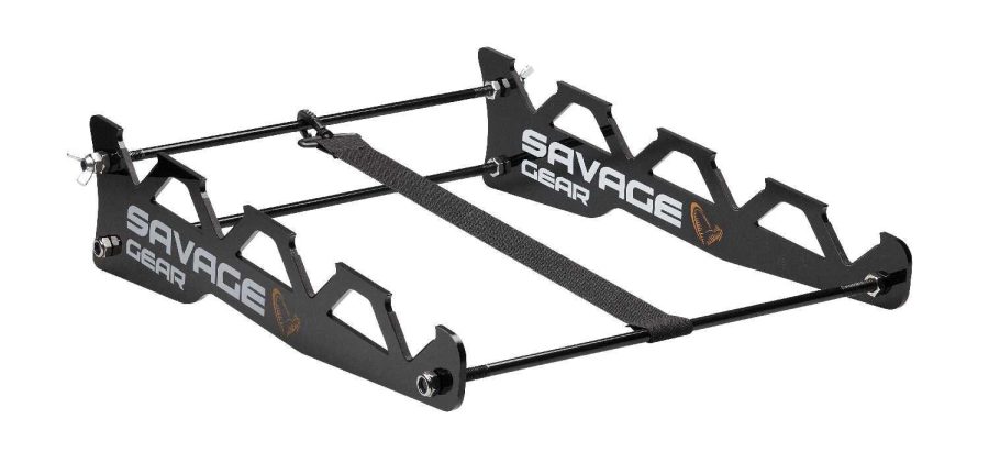 Savage Gear Belly Boat Rod Station Black 4 Rods