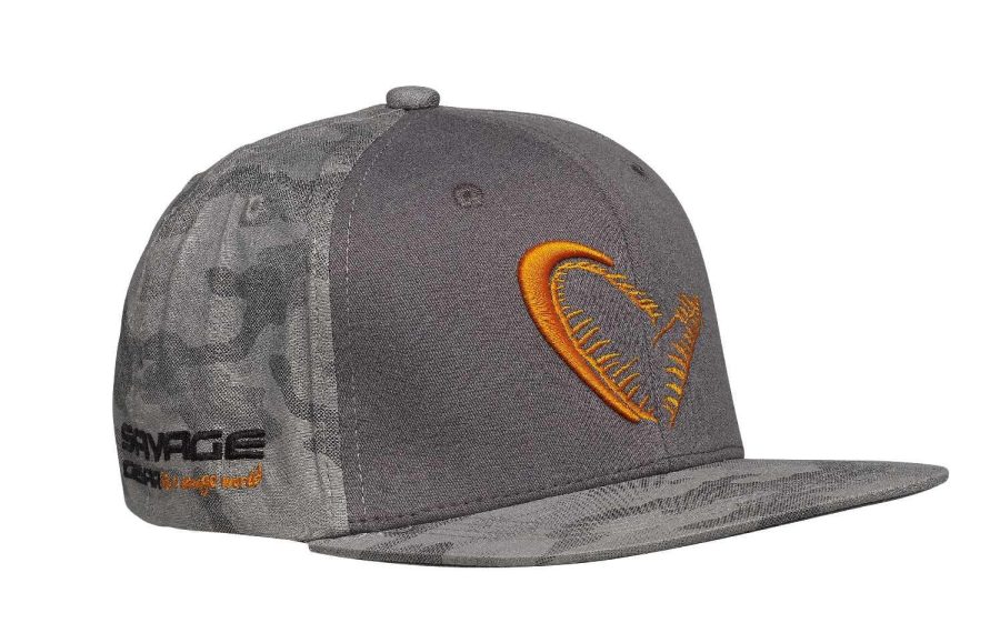 Savage Gear Flex Fit Camo Cap One Size Camo/Grey