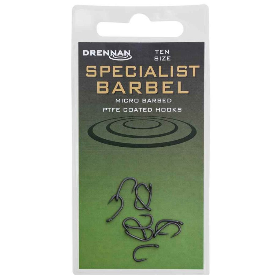 Drennan Micro Barbed Specialist Barbel Eyed Hooks