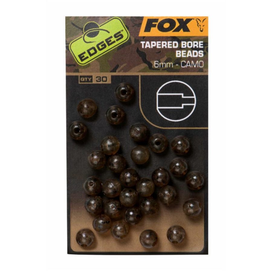 Fox Edges Tapered Bore Beads Camo