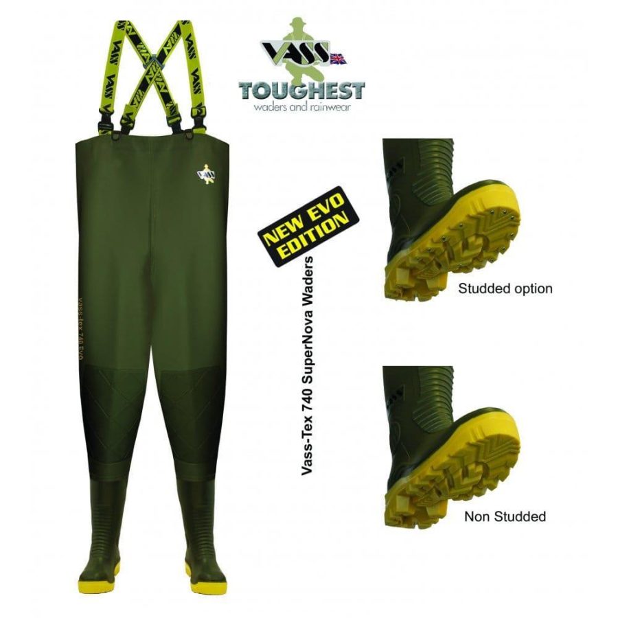 Vass Tex Supernova 740 Evo Studded Waders