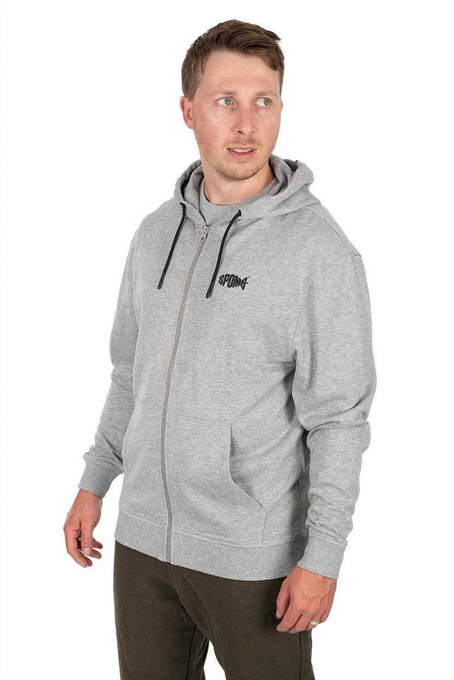 Spomb Grey Hoodie Full Zip - Image 2