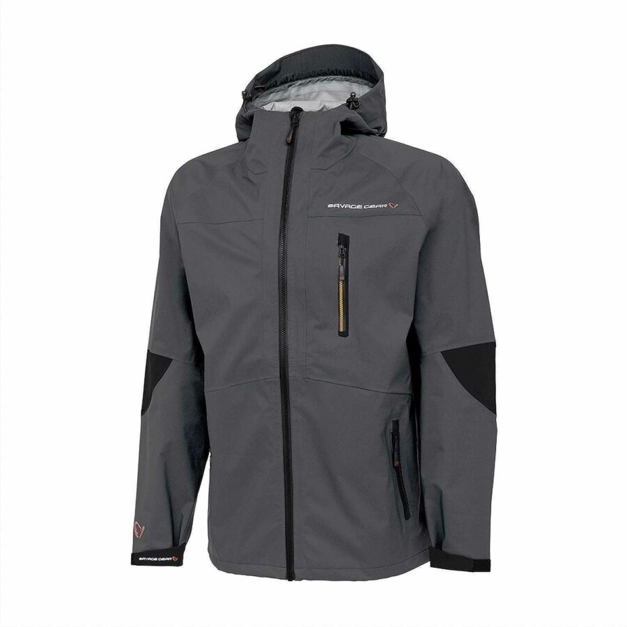 Savage Gear SG8 Salvage Shell Jacket - Castlerock Grey/Black