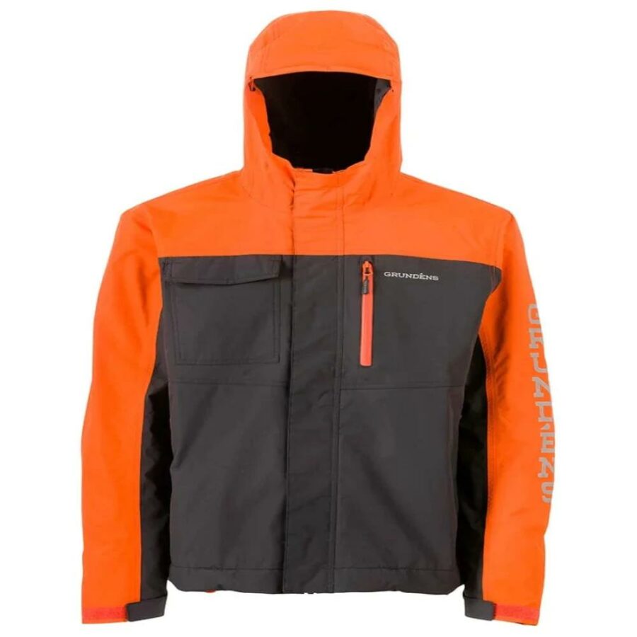 Grundens Transmit Jacket Red Orange - Medium