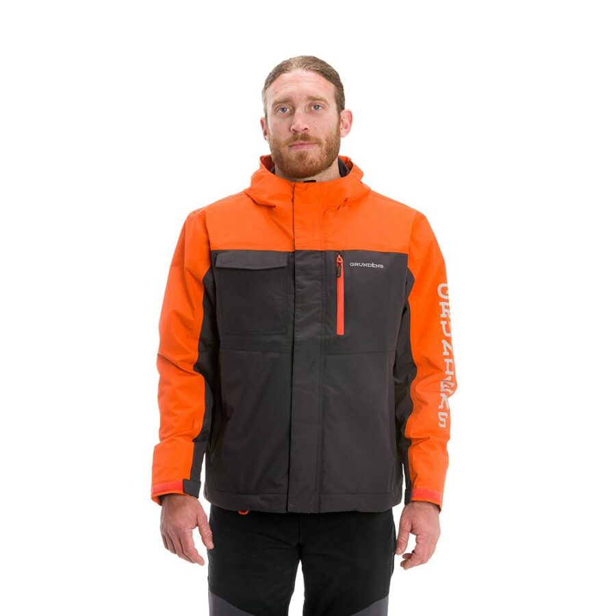 Grundens Transmit Jacket Red Orange - Medium - Image 2