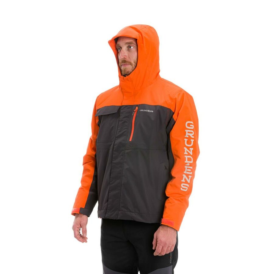 Grundens Transmit Jacket Red Orange - Medium - Image 3