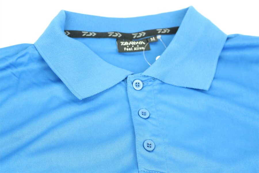 Daiwa D Vec Polo Shirt Blue - Image 2