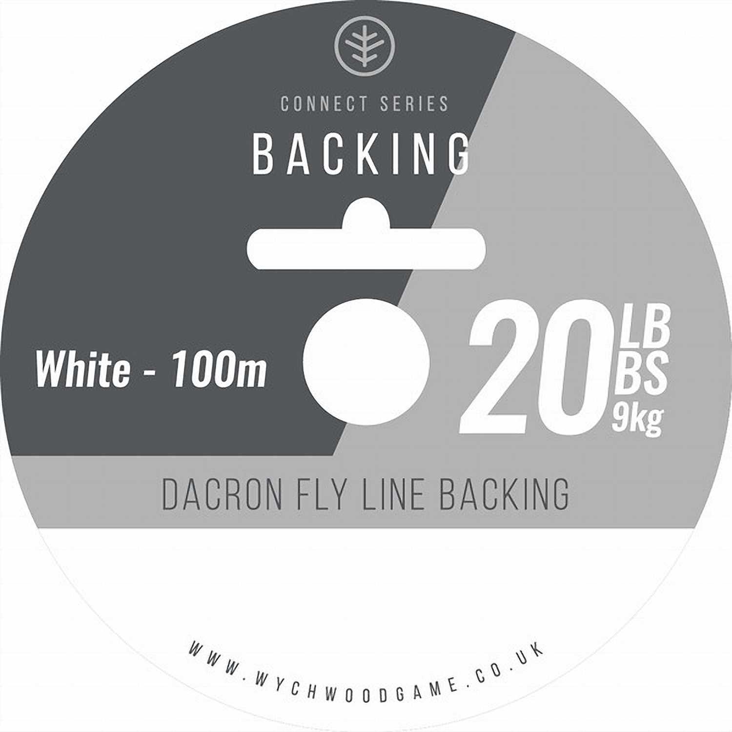 Leeda Profil Backing Line White 100m Spools 20lb Fly Fishing Backing Line