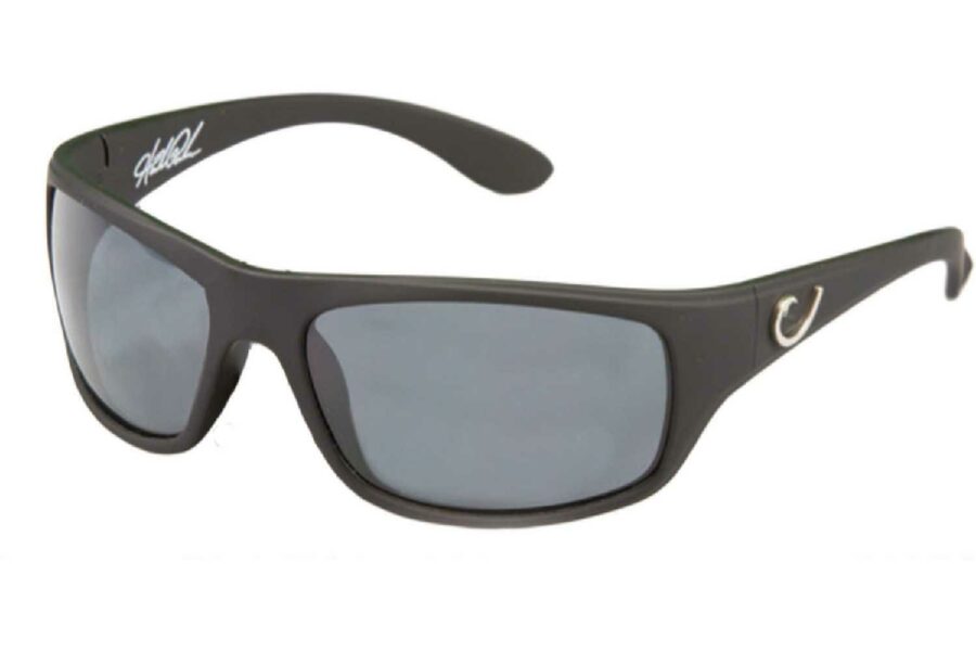 Mustad Sunglasses Black Vented Frame / Smoke Lens