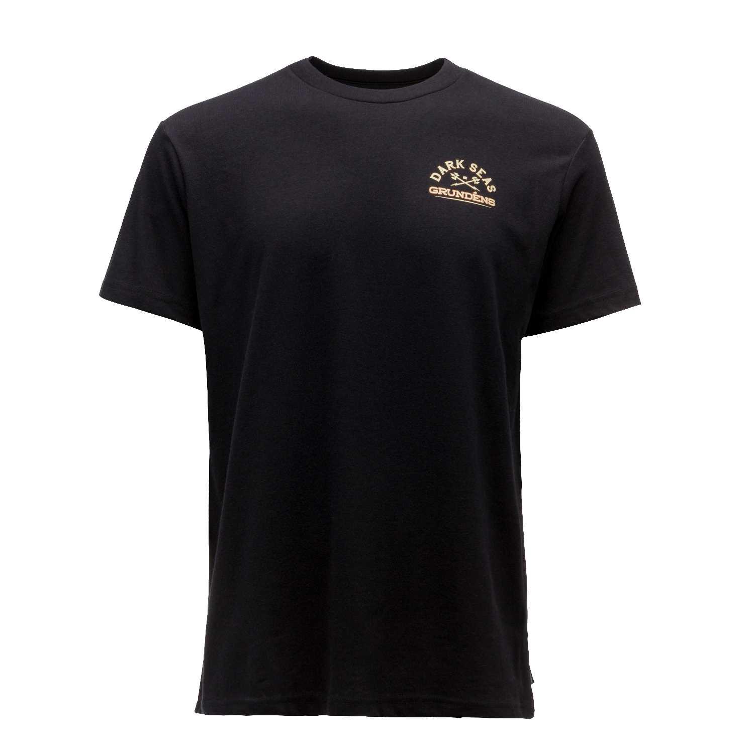 Grundens Dark Seas X Grundens Seaworthy SS T-Shirt - Black