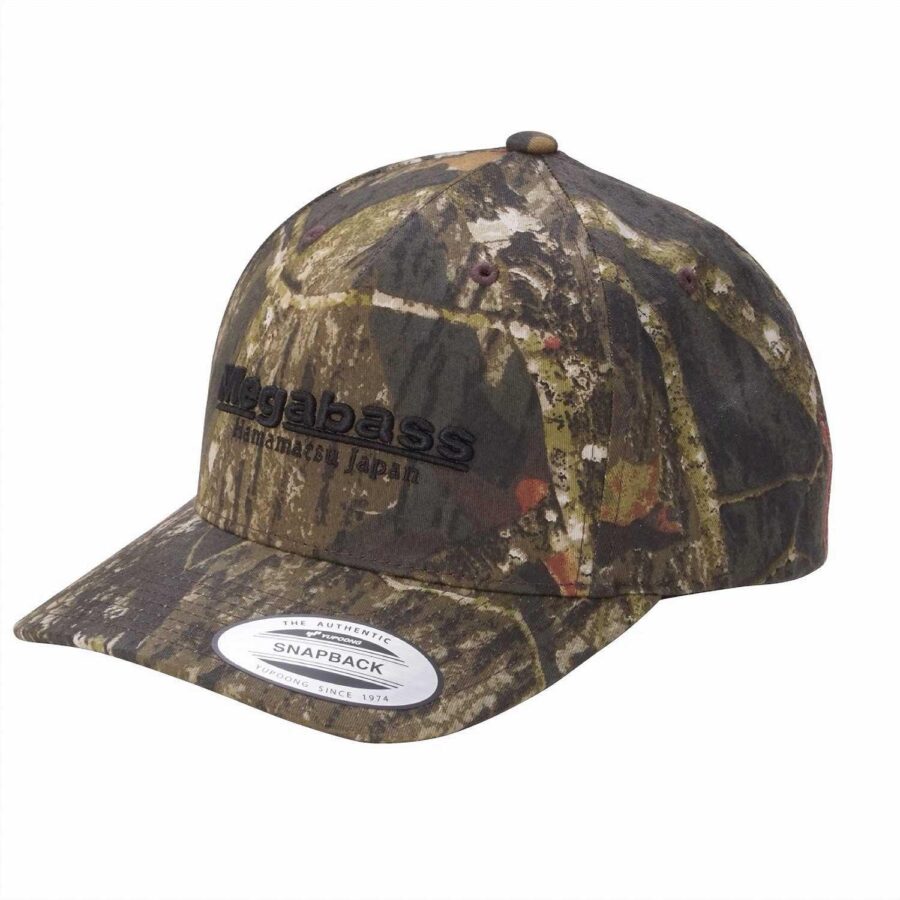 Megabass Classic Cap - Camo Mossy Black