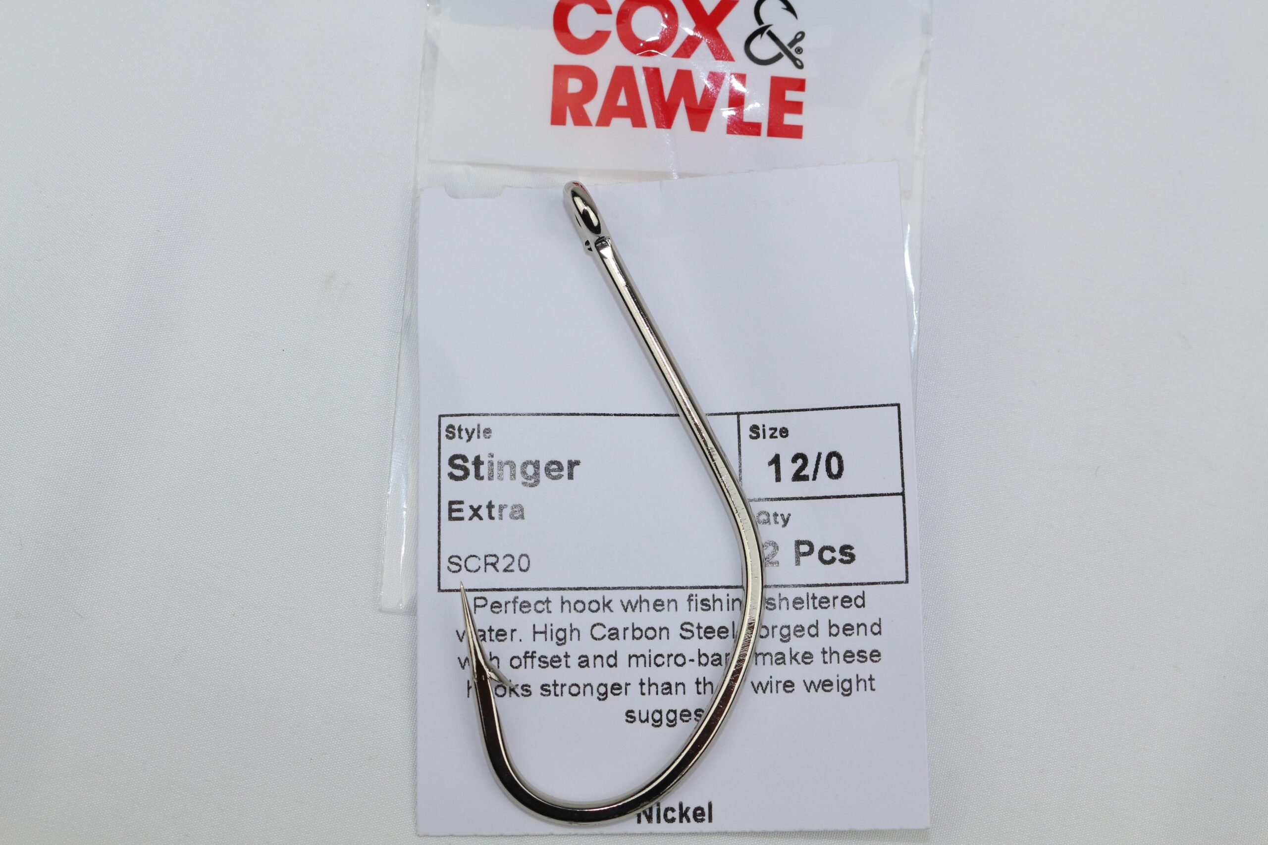 Cox & Rawle Stinger Extra Hooks Size 12/0
