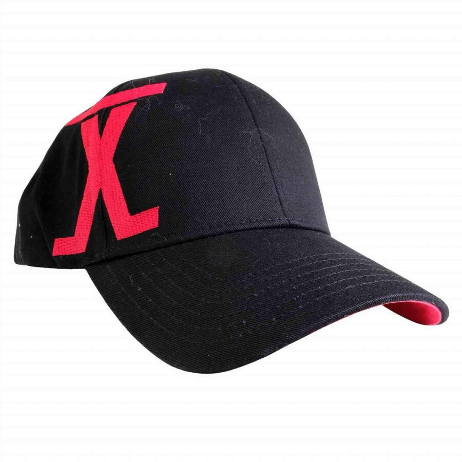 Tronixpro X Logo Baseball Cap - Black/Red - One Size