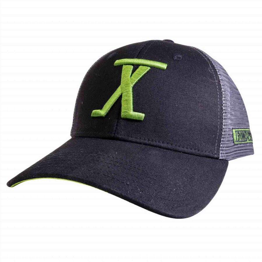 Tronixpro X Front Trucker Cap - Grey/Black/Green - One Size