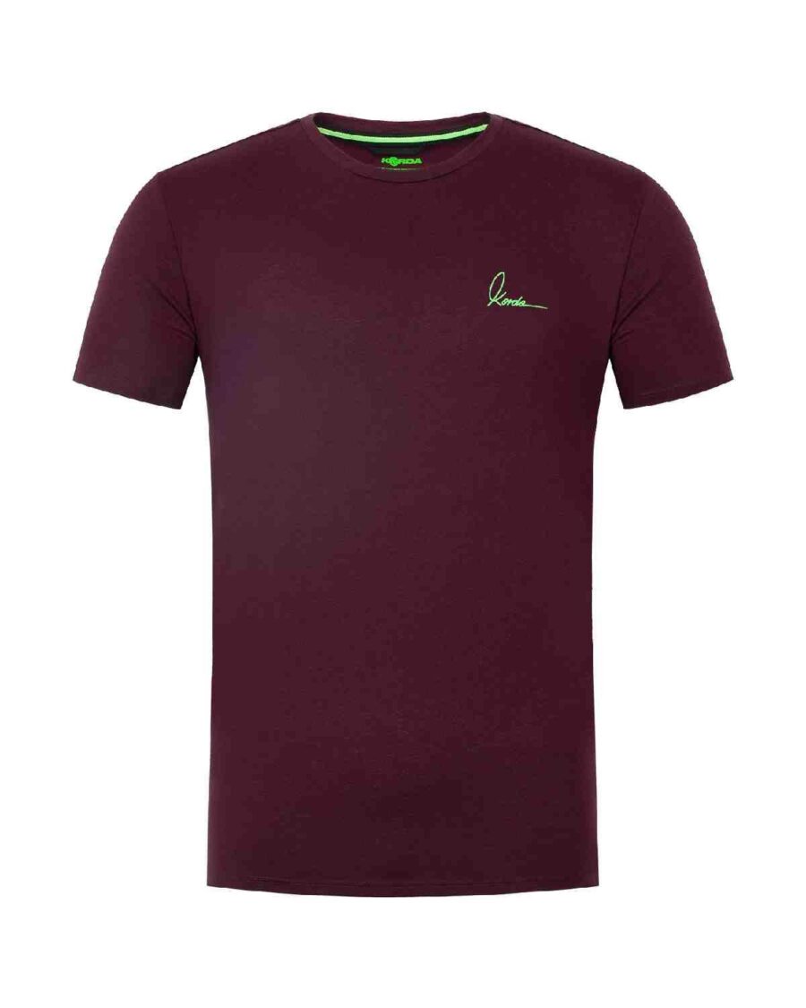 Korda Minimal Tee - Burgundy