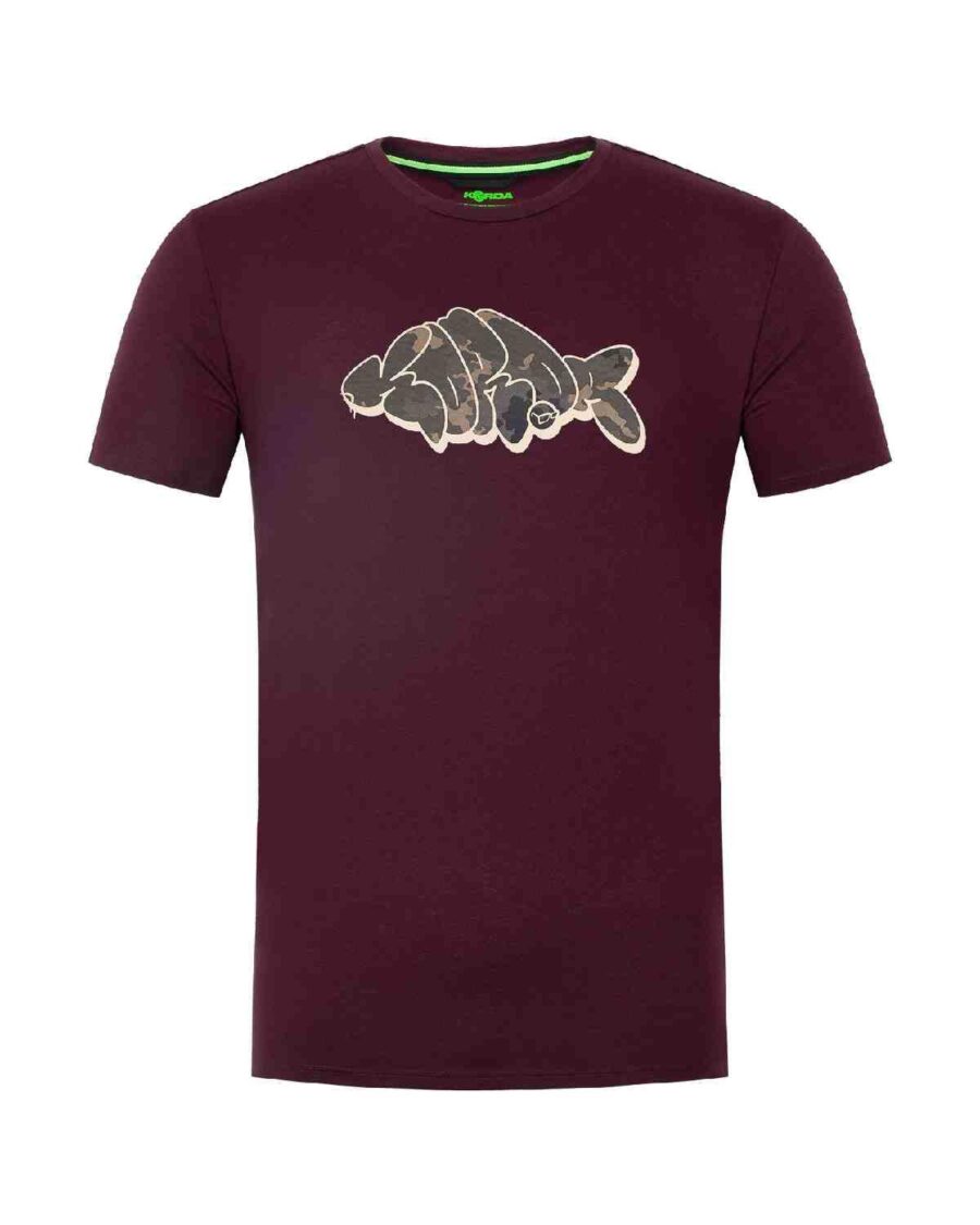 Korda Outline Tee - Burgundy