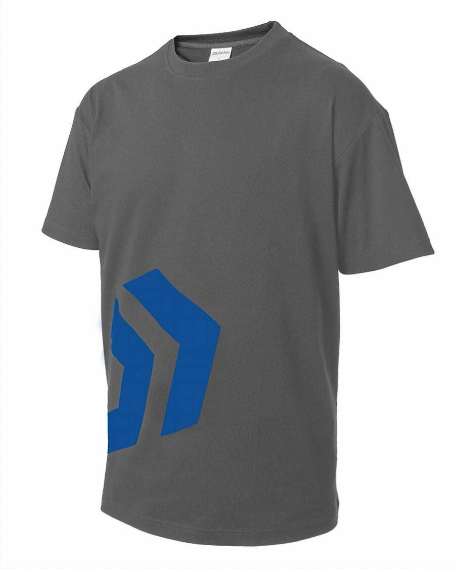 Daiwa Angled Dvec T-Shirt - Grey/Blue