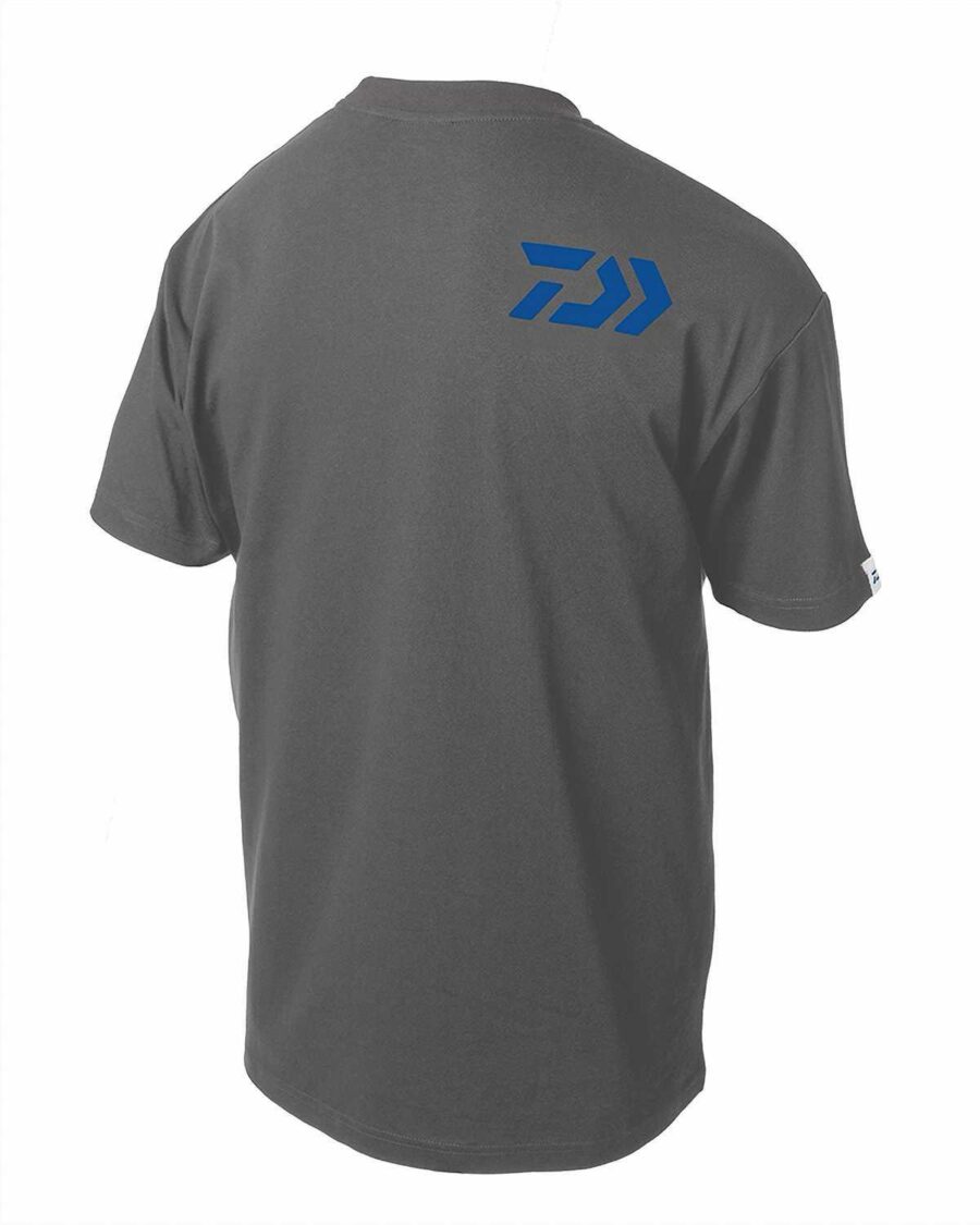 Daiwa Angled Dvec T-Shirt - Grey/Blue - Image 2