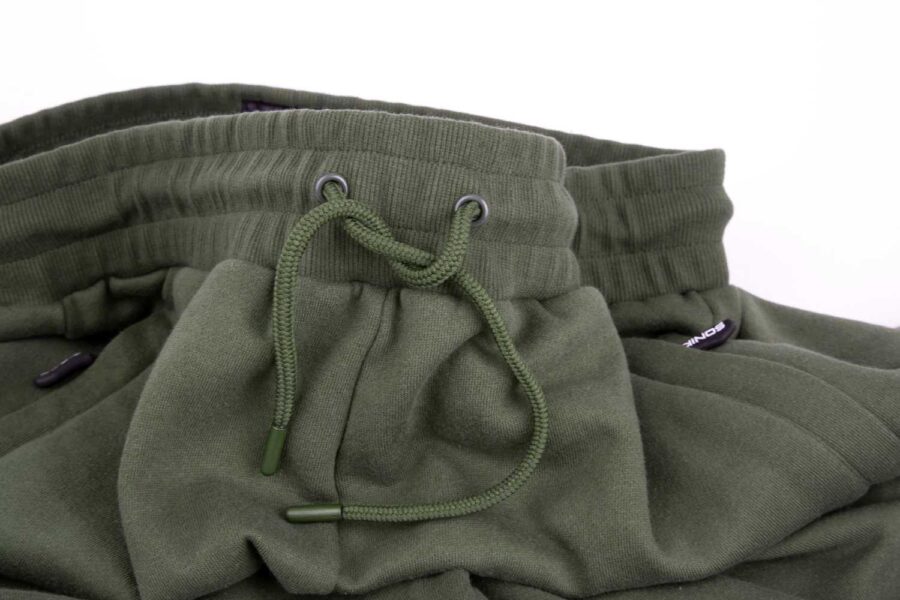 Sonik Green Fleece Shorts - Image 2