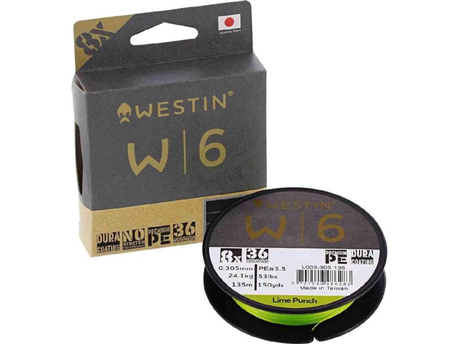 Westin W6 8 Braid Lime Punch 300m - Image 2