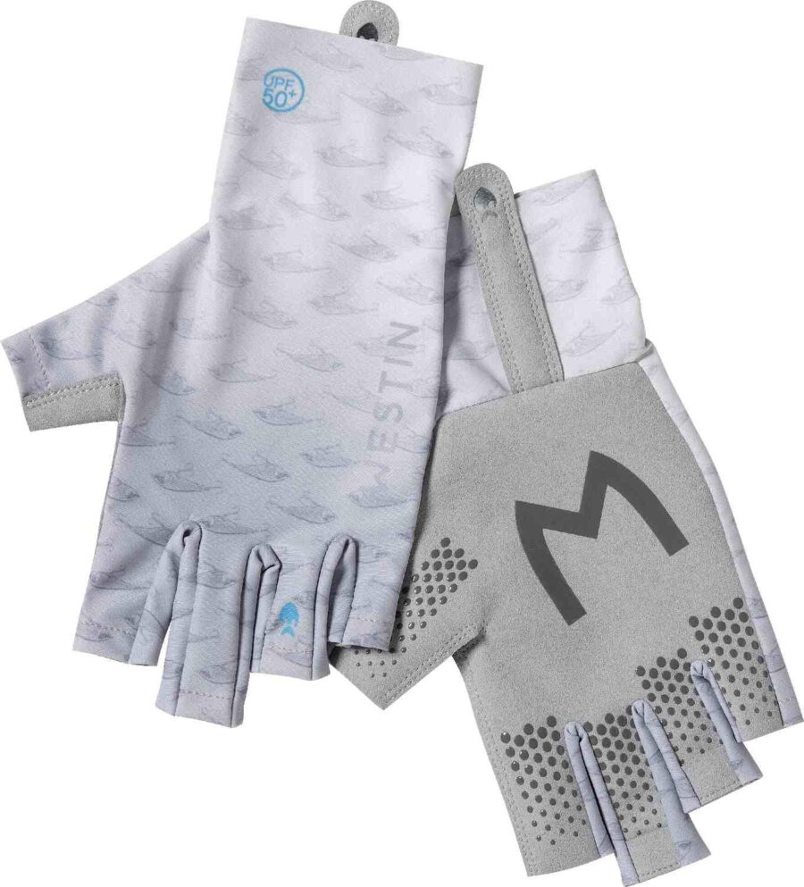 Westin Solar UPF Half Finger Glove - Grey