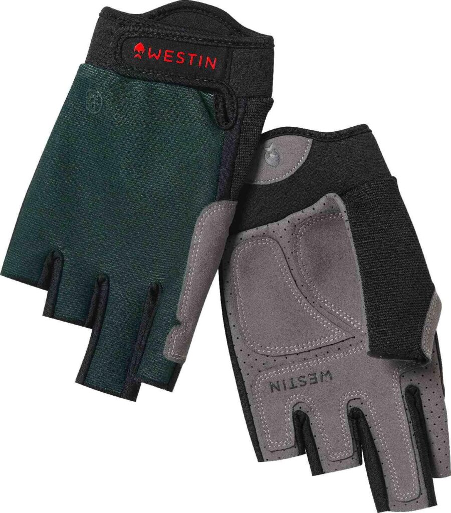 Westin Drip UPF Half Finger Glove - Deep Forest