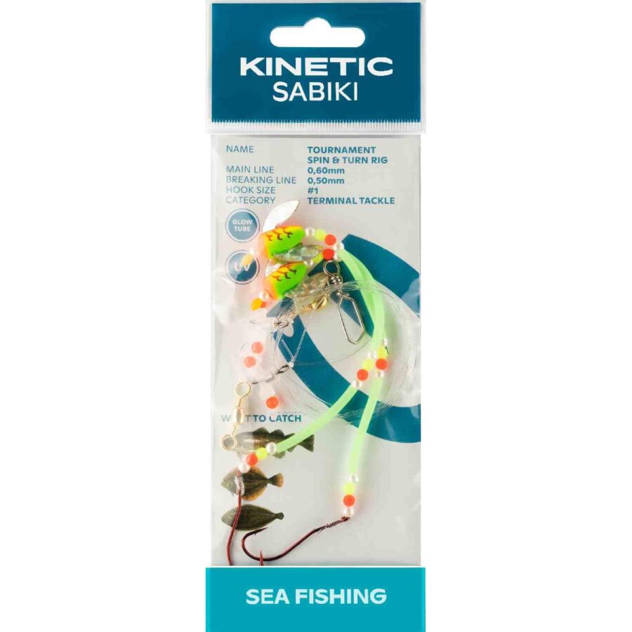 Kinetic Sabiki Tournament Spin&Turn - Size 1