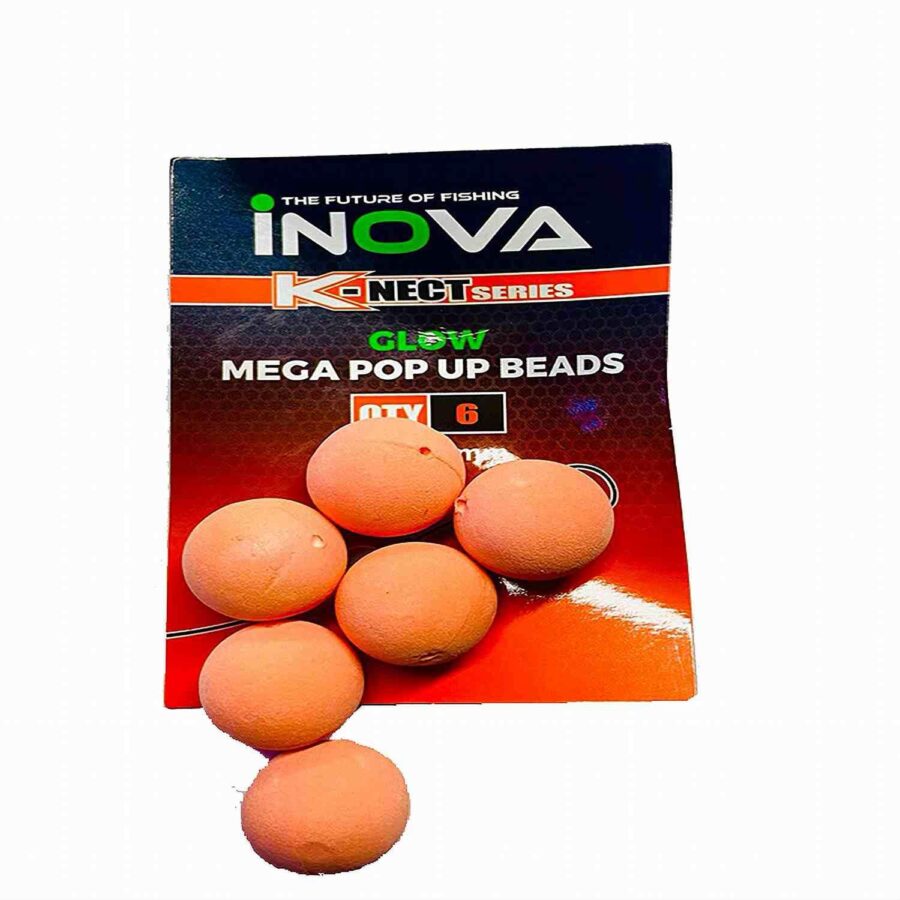 Inova Mega Pop-Up Bead 18mm - Glow Red