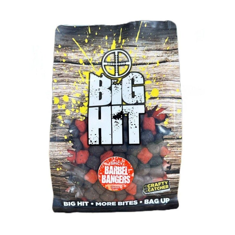 Crafty Catcher Big Hit Spicy Barbel Bangers 15mm 900g