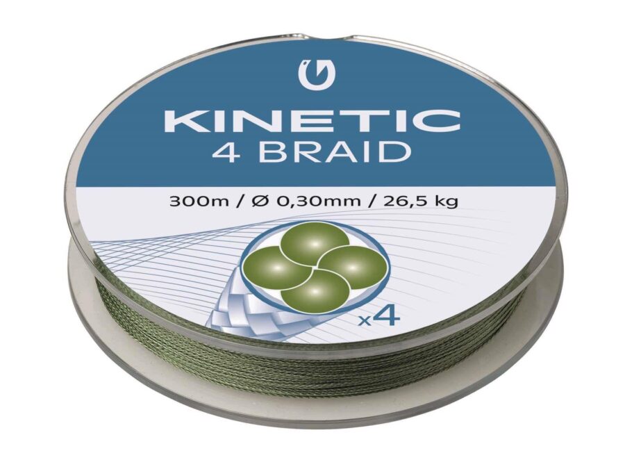 Kinetic 4 Braid Dusty Green 300M - Image 2