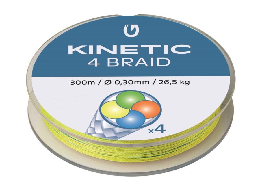 Kinetic 4 Braid Multi Colour 300M