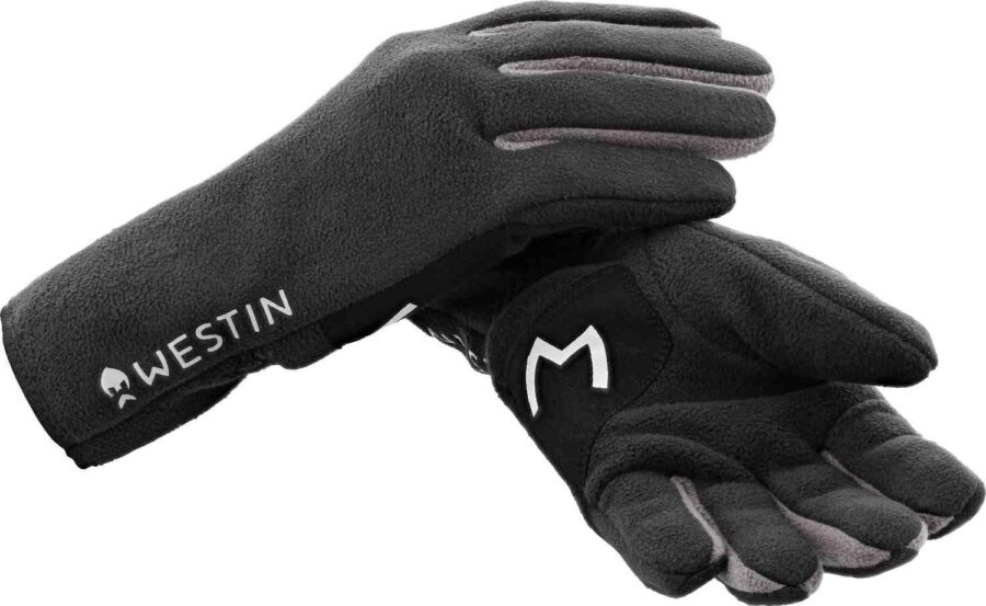 Westin Full Fleece Gloves Carbon Black