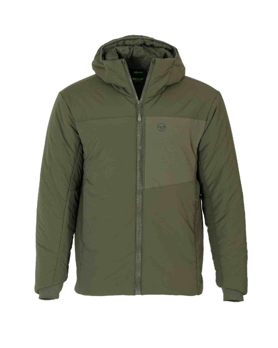 Korda Insulated Hooded Jacket - Dark Olive