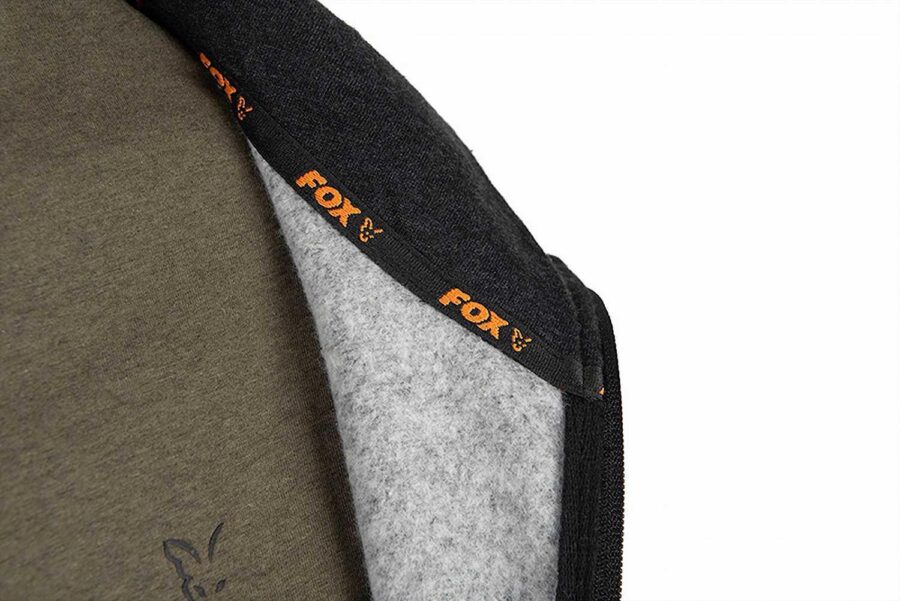 Fox Collection LW Hoody - Black / Orange - Image 9