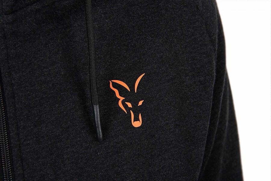 Fox Collection LW Hoody - Black / Orange - Image 10