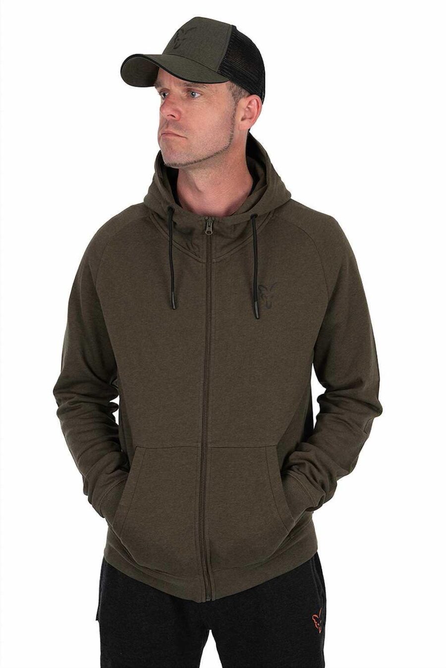 Fox Collection LW Hoody - Green / Black