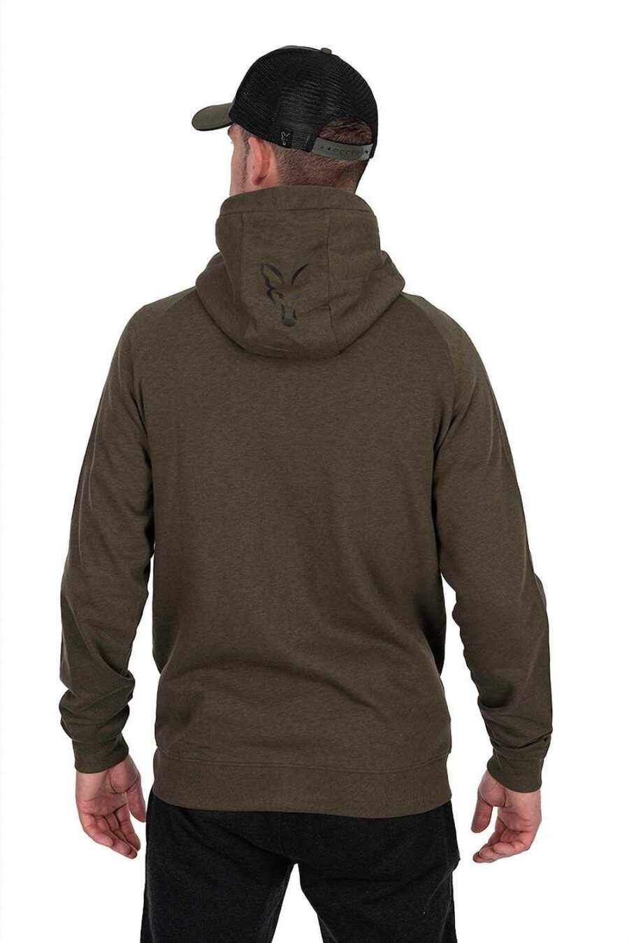 Fox Collection LW Hoody - Green / Black - Image 6