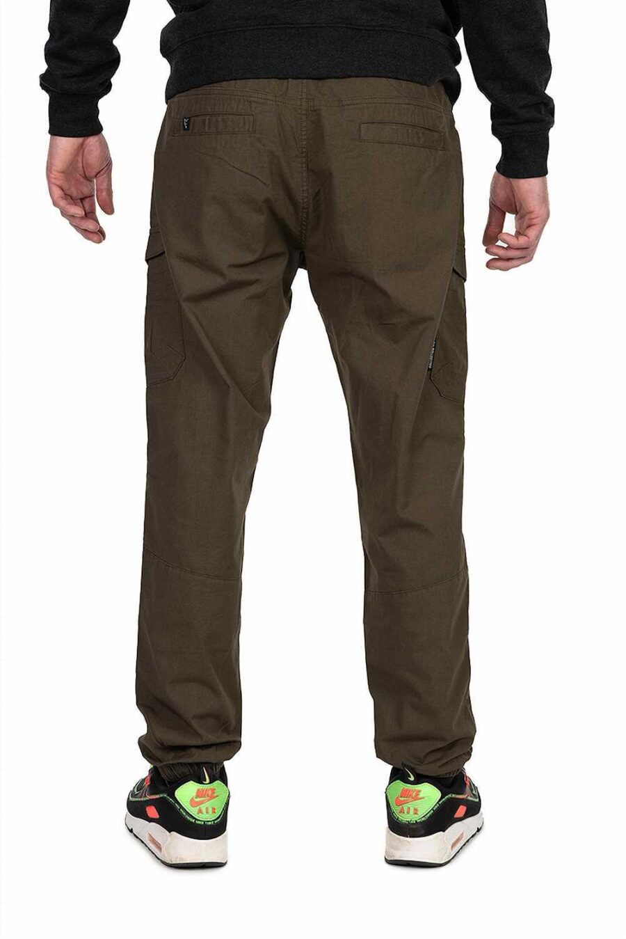 Fox Collection LW Cargo Trouser - Green / Black - Image 3