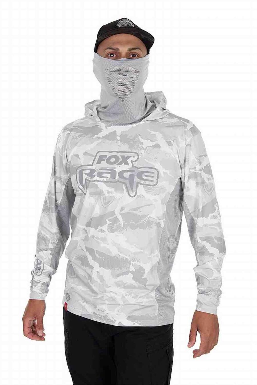 Fox Rage UV Hooded Light Camo Top - Image 2